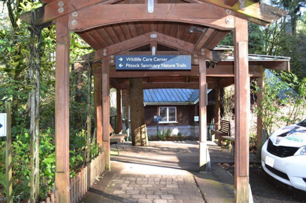 Covered walkway connecting the Nature & Interpretive Center and the Wildlife Care Center Covered walkway connecting the Nature & Interpretive Center and the Wildlife Care Center